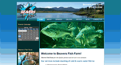 Desktop Screenshot of beaversfishfarm.com